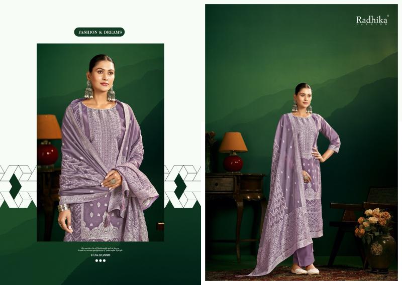 Azara banarashi adah-11 wholesale dress materials in surat with price  - wholesale export